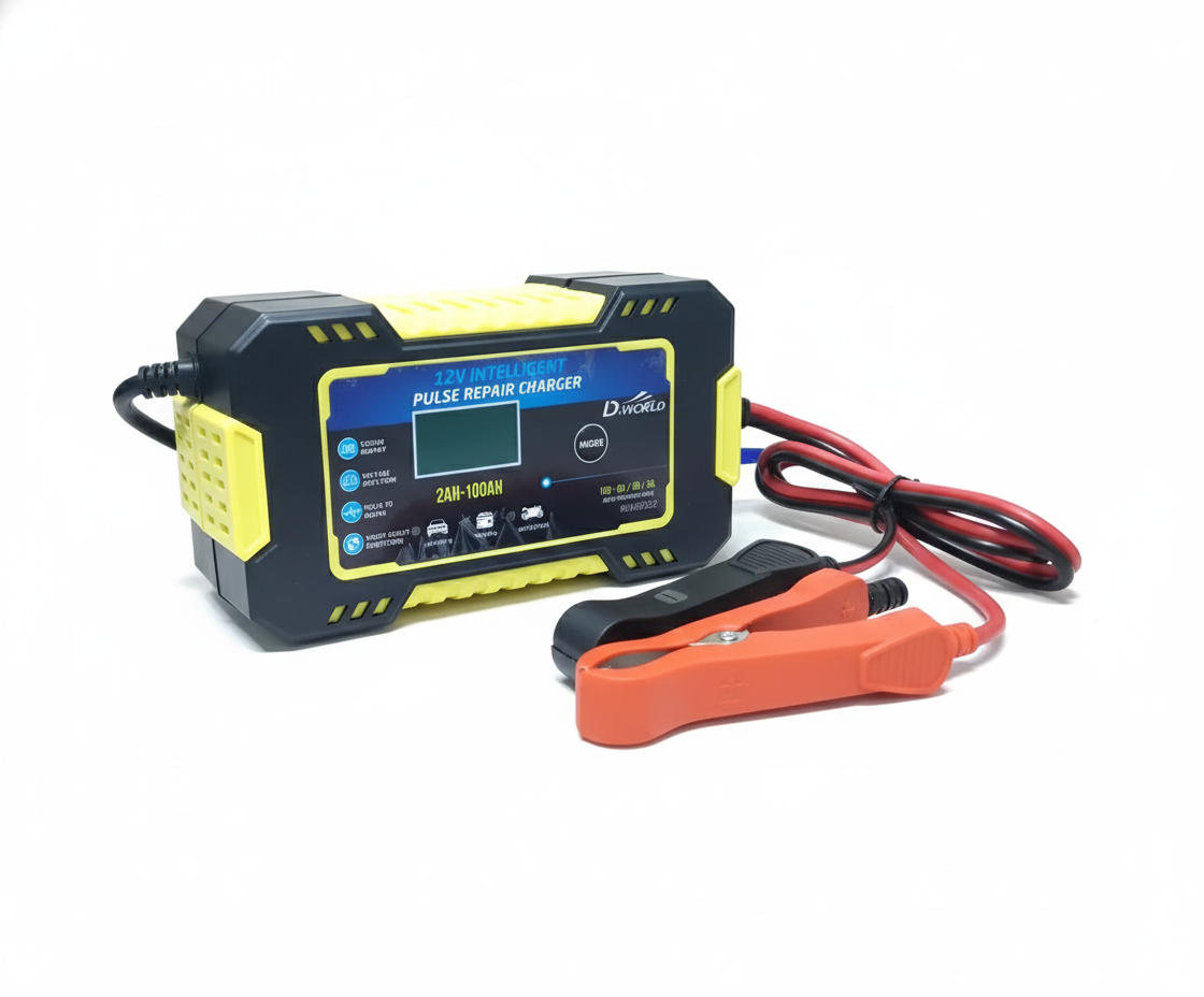 Cargador de Baterías 12V Automático e Inteligente 6A – Autos, Motos y Más